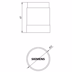 Siemens ELTS. LUMINEUX PERMANENTS, LED, BLEU - Vue supplémentaire 5