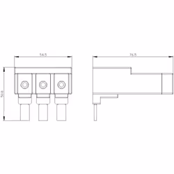 Siemens BORNE ALIM. 3PHASEE T.S2 - Vue supplémentaire 3