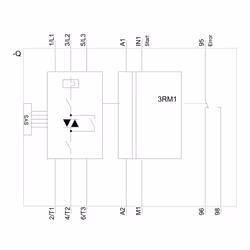 Siemens DEMARRAGE DIRECT 0,4-2,0A, 24V SECU PUSH - Vue supplémentaire 4
