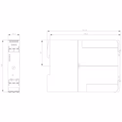 Siemens DEMARRAGE DIRECT 0,4-2,0A, 24V SECU PUSH - Vue supplémentaire 5