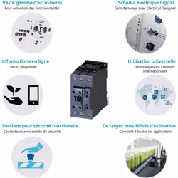 Siemens CTCTR,AC3:22KW 1NO+1NF AC230V 50/60HZ - Vue supplémentaire 7