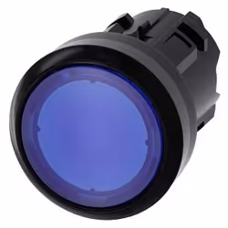 Siemens 3SU10010AB500AA0, Plastique, IP66, IP67, IP69, IP69K, Noir, Bleu, 2,2 cm, 29,5 mm, 29,5 mm