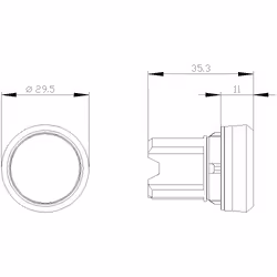 Siemens BOUTON-POUSSOIR, NOIR - Vue supplémentaire 4