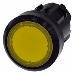 Siemens 3SU10010AB300AA0, Plastique, IP66, IP67, IP69, IP69K, Noir, Jaune, 2,2 cm, 29,5 mm, 29,5 mm