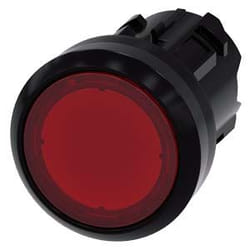 Siemens 3SU1001-0AA20-0AA0 actionneur électrique IP66, IP67, IP69, IP69K Noir, Rouge