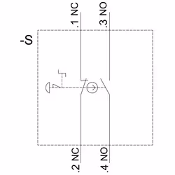 Siemens BOUTON-P. CP. PNG ARR. URG. 40MM, ROUGE - Vue supplémentaire 4