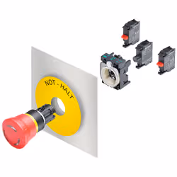 Siemens BOUTON-P. CP. PNG ARR. URG. 40MM, ROUGE - Vue supplémentaire 6