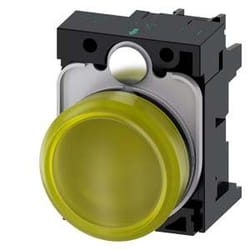 Siemens 3SU1102-6AA30-1AA0 voyant d'alarme Jaune