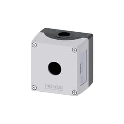 Siemens - Boîtier de bouton-poussoir sirius act, 1 découpe, en Plastique Gris, ø 22mm ( Prix pour 1 )