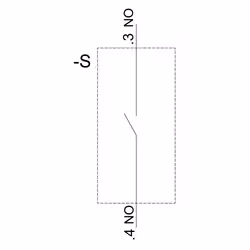 Siemens SUPPORT, BLOC CONTACT 1NO - Vue supplémentaire 4