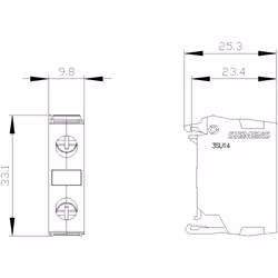 Siemens BORNE SUPPORT, NOIR - Vue supplémentaire 4