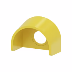 description Collier de protection pour bouton-poussoir à tête bombée d'arrêt d'urgence, sans ou avec serrure RONIS, design 22 ...