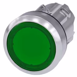 Informations techniques Couleur boîtier/bouton : vert Diamètre de montage : 22.3 mm Dimension produit, Ø : 29.5 mm Dimensions ...