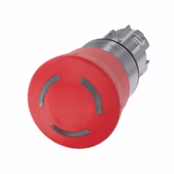 Siemens 22mm bouton coup de poing d'arrêt rouge - 3SU10511HB200AA0Bouton coup de poing d'arrêt d'urgence. -Couleur : rouge -D ...