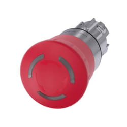 Siemens 22mm bouton coup de poing d'arrêt rouge - 3su10511hb200aa0