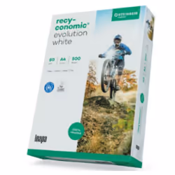 inapa-tecno recyconomic evolutio 80g 210x297 R, Universel, A4 (210x297 mm), 2500 feuilles, 80 g/m², Blanc, 100 µm