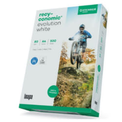 inapa-tecno recyconomic evolutio 80g 210x297 R papier jet d'encre A4 (210x297 mm) 2500 feuilles Blanc