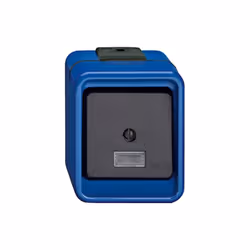 16 AX, AC 250 V Wippschalter, blau/Wechsel Beleuchtbar. Mit Schraubklemmen als Verbindungsklemmen nach VDE 0632. ProdukttypSc ...