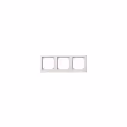 Merten 484319 Plaques de finition M-Smart, 3 poste, blanc mat