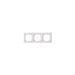 484319 plaques de finition m-smart, 3 poste, blanc mat - Merten