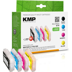 KMP B13V cartouche d'encre 4 pièce(s) Rendement élevé (XL) Noir, Cyan, Magenta, Jaune