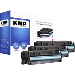 KMP 1233,0030 Cartouche de toner 3 pièce(s) Cyan, Magenta