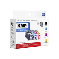 KMP C72V cartouche d'encre 4 pièce(s) Noir, Cyan, Magenta, Jaune