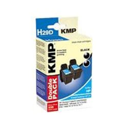 KMP H29D cartouche d'encre 2 pièce(s) Noir