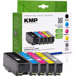 KMP 1633,4055, Rendement élevé (XL), Encre à colorant, 25 ml, 36 ml, 530 pages, Multi pack