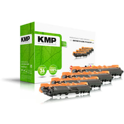 KMP MULTIPACK B-T58V Cartouche de toner 4 pièce(s) Compatible Noir, Cyan, Magenta, Jaune