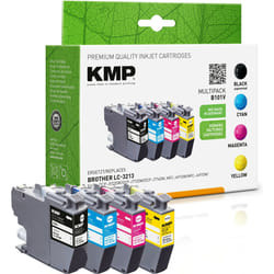 KMP B101V cartouche d'encre 4 pièce(s) Compatible Noir, Cyan, Magenta, Jaune