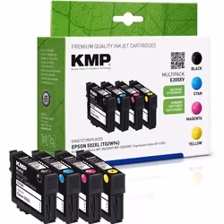 KMP 1646,4005, Rendement élevé (XL), 9,5 ml, 6,5 ml, 550 pages, 4 pièce(s), Multi pack