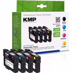 KMP MULTIPACK E201V, 9,1 ml, 5 ml, 500 pages, 350 pages, 4 pièce(s), Multi pack
