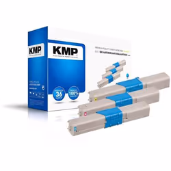 KMP O-T37V, 4500 pages, Cyan, Magenta, Jaune, 3 pièce(s)