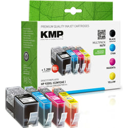 KMP H67V cartouche d'encre 4 pièce(s) Noir, Cyan, Magenta, Jaune