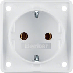 Berker 947782502 prise de courant Type F Blanc