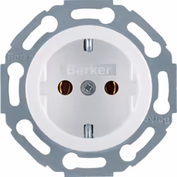 Hager 474520, Type F, Blanc, Duroplast, Plastique, 250 V, 16 A, 50 - 60