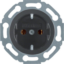 Berker 414521 prise de courant Type F Noir
