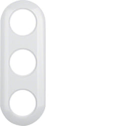 Hager 138139 Plaque de commutation et obturateur Blanc