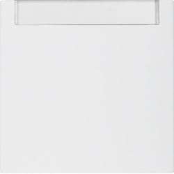 Hager 16261909 Plaque de commutation et obturateur Blanc