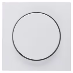 Hager 11371909, Variateur, A monter, Rotatif, Blanc, Plastique