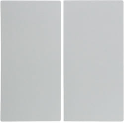 Berker 16231909 Plaque de commutation et obturateur Blanc