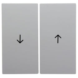 Hager 16251909 Plaque de commutation et obturateur Blanc