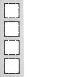 Berker 10143004 Plaque de commutation et obturateur Aluminium, Anthracite