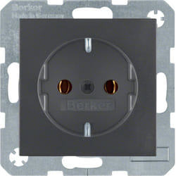 Hager 47431606 Plaque de commutation et obturateur Anthracite