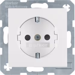 Berker 41231909, Type F, Blanc, 250 V, 16 A, 50/60 Hz