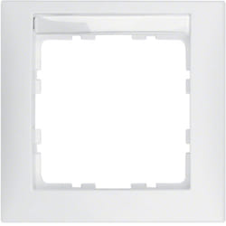 Hager 10119919 Plaque de commutation et obturateur Blanc