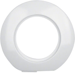 Hager 138149 Plaque de commutation et obturateur Blanc