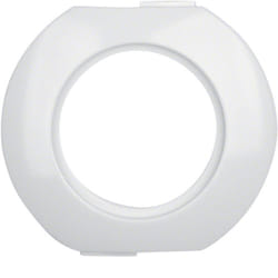 Hager 138159 Plaque de commutation et obturateur Blanc