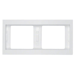 Hager 13637009 Plaque de commutation et obturateur Blanc